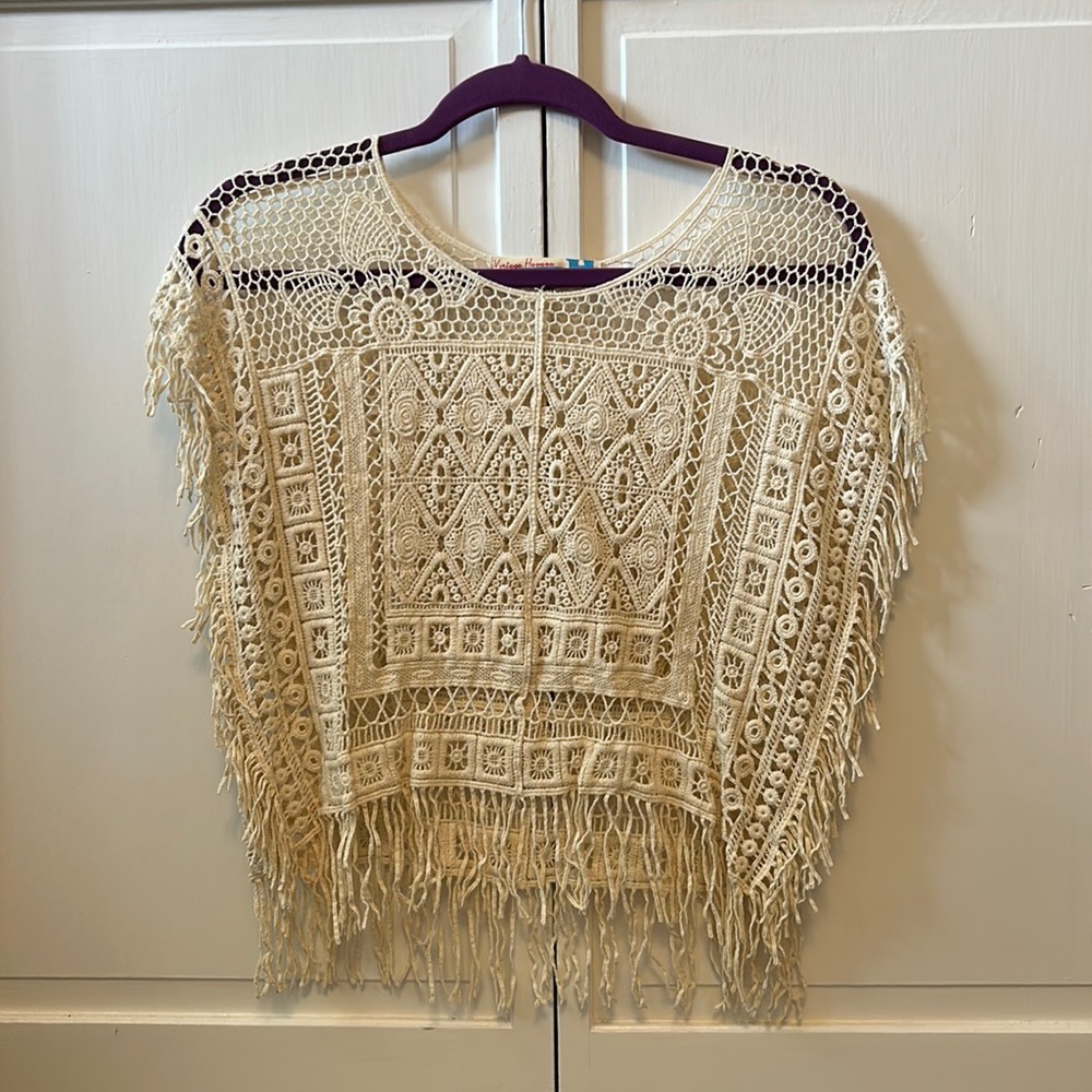 Vintage Havana Crochet T shirt Size S